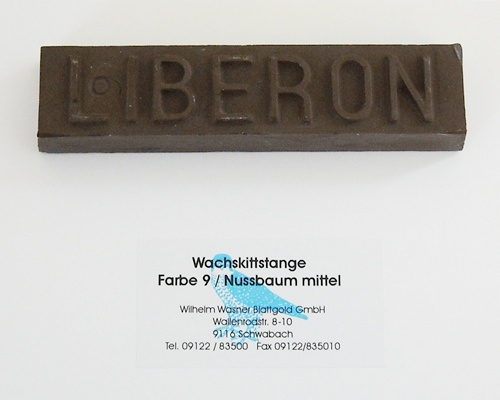 Liberon Wachskittstange Farbe 09 / Nussbaum mittel