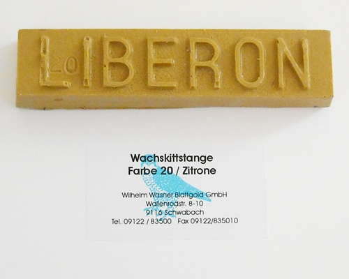 Liberon Wachskittstange Farbe 20 / Zitrone